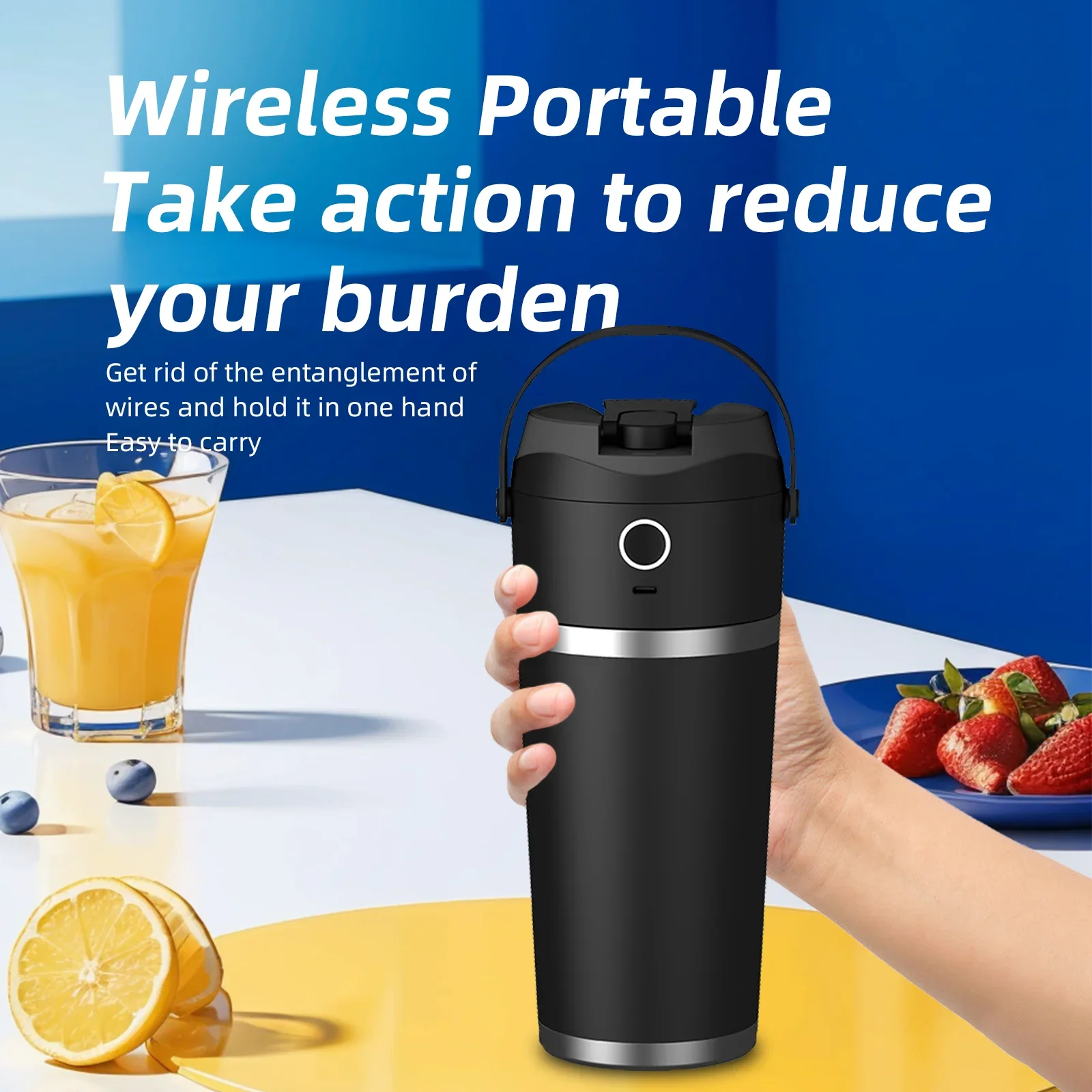 Portable Food Blender Cup Orange Smoothie Fruit Juicer Extractor Machine Usb Portable Juicing Tea Cup Mixer