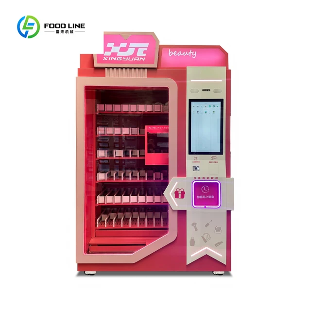 La meilleure distributeur automatique, distributeur automatique de beauté de grande capacité, a une belle apparence et peut vendre des échantillons de beauté. 1