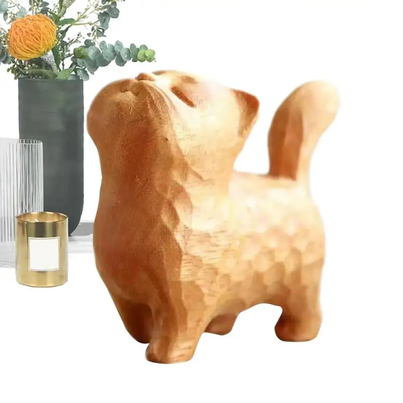 

1 шт., деревянная резная модель кошки и тигра