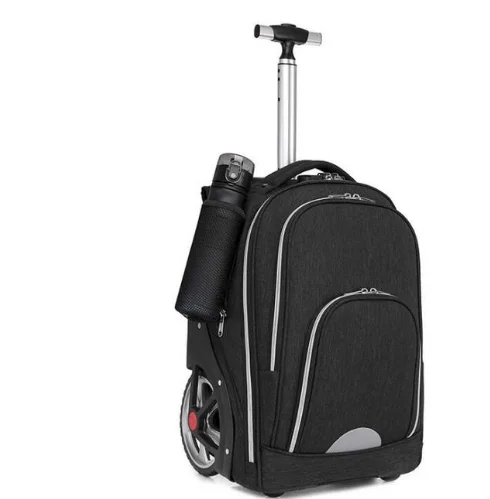 18 inch Rolling backpack school backpackwheels luggage for teenagers oxford travel trolley bag School wheeled backp