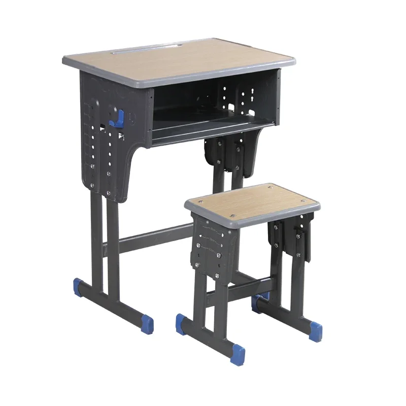 Hot School Furniture Classroom Comfortable Cheap Desk and Chair Wood Style for Student Cherry Modern
