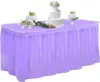 137x274cm Disposable Solid Color Tablecloth Birthday Party Wedding Christmas Table Cover Desk Cloth Table Skirt Decor 6