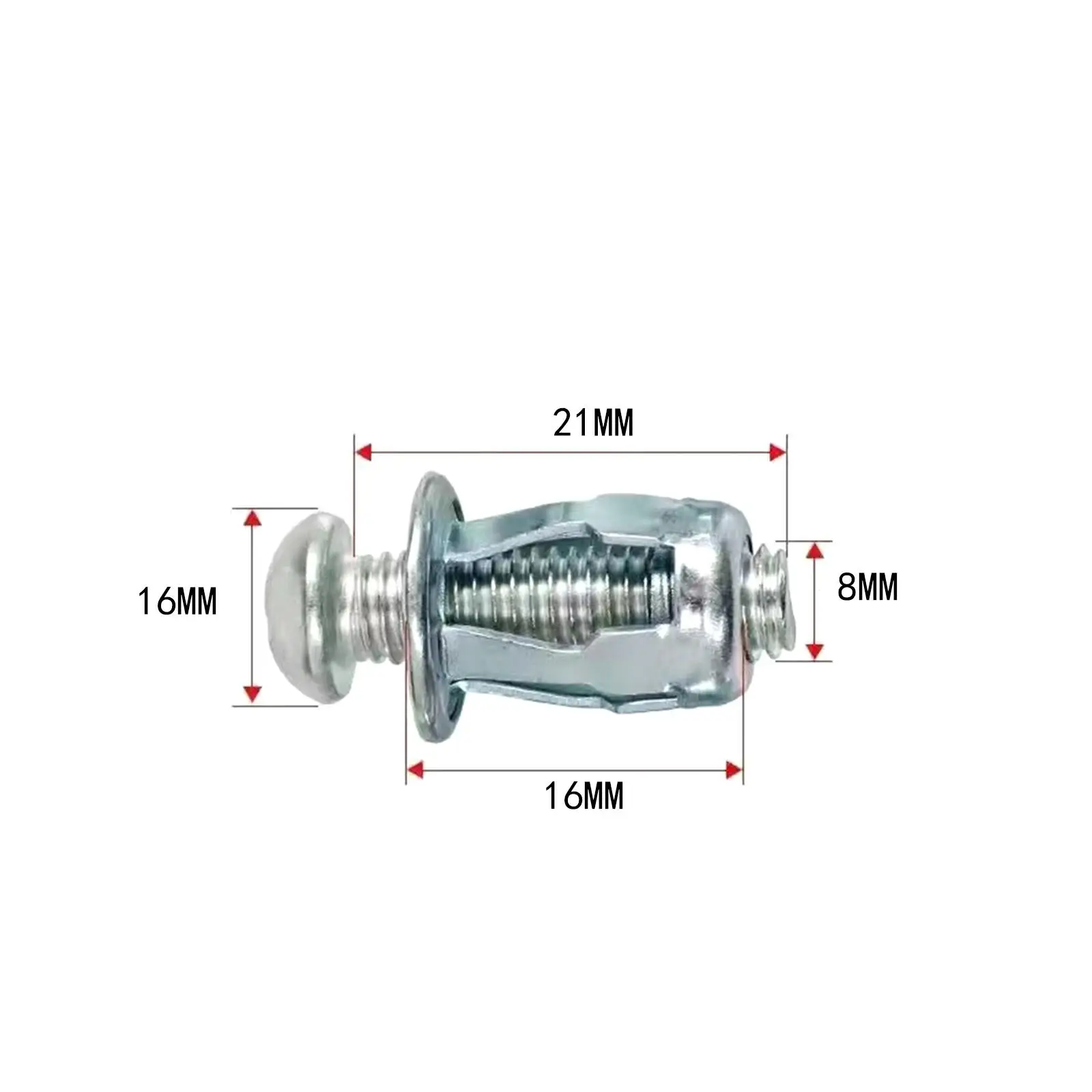 50 Pieces Jack Nuts Petal Nuts/ Insert Nuts/ Steel/ Hollow Expansion Screws