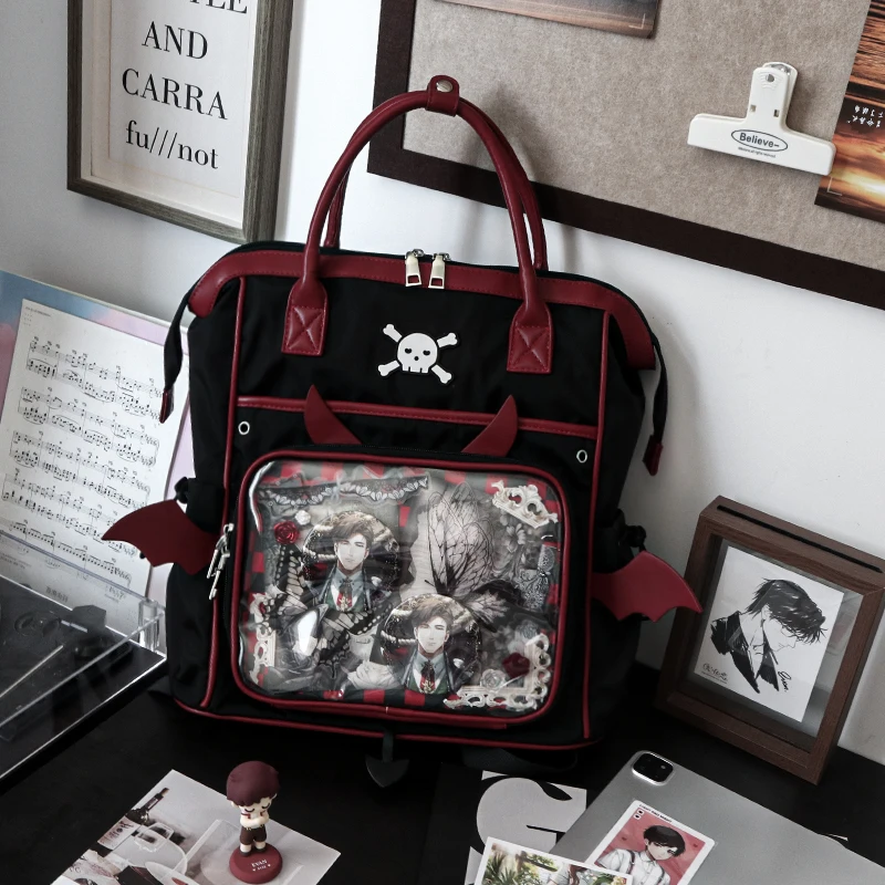 Transparent Ita School Bag Large Capacity Mochilas Mujer Daily Using Mochila All-match Student Backpack Original Women Bags 3