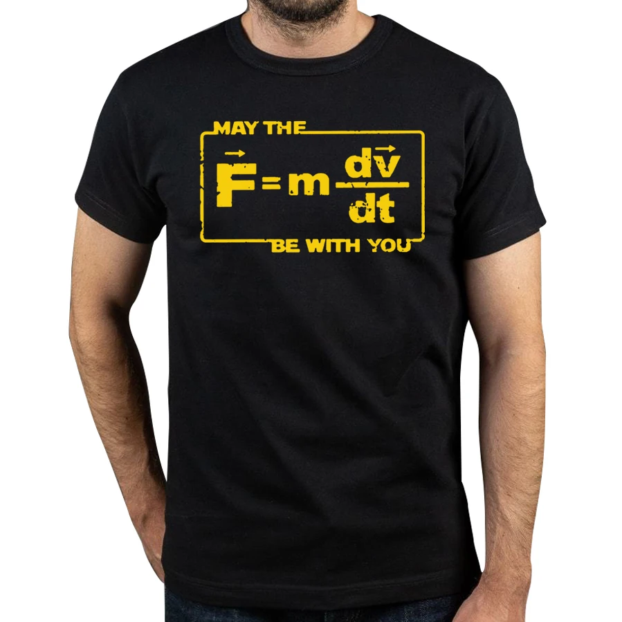 Neuheit Kann Die Kraft Stern Gleichung Lustige Raum Physik Humor Wars T Shirt Baumwolle Streetwear Kurzarm Geburtstag Geschenke T-shirt