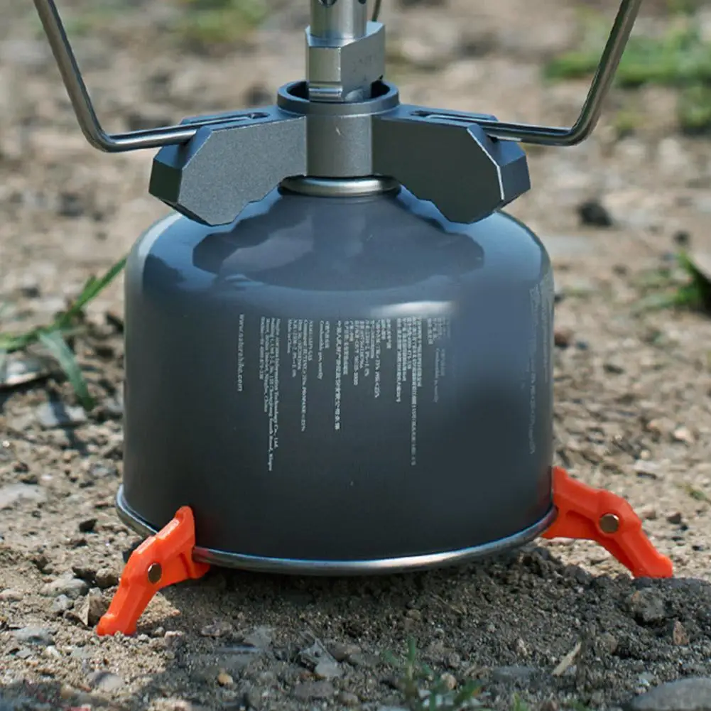 Wideea faltbare Gastank halterung Flaschen regalst änder Stativ Herd Basis Stabilisator klappbare Camping brenner flache Kanister Stative – Detail 7