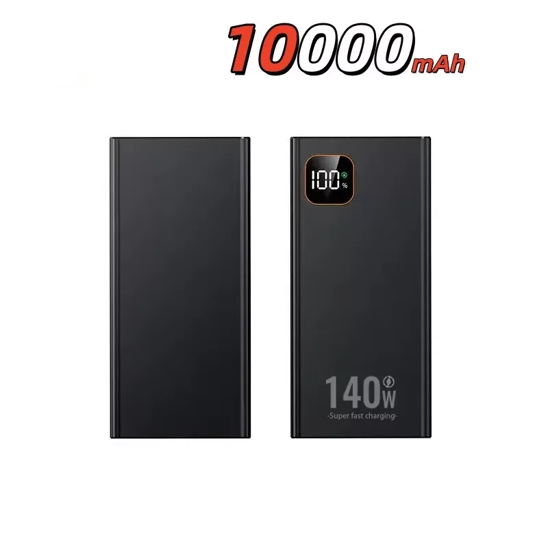 500000mAh Надвелика ємність Power Bank 140W Надшвидка зарядка Портативна мобільна потужність Цифровий дисплей Зовнішній акумулятор