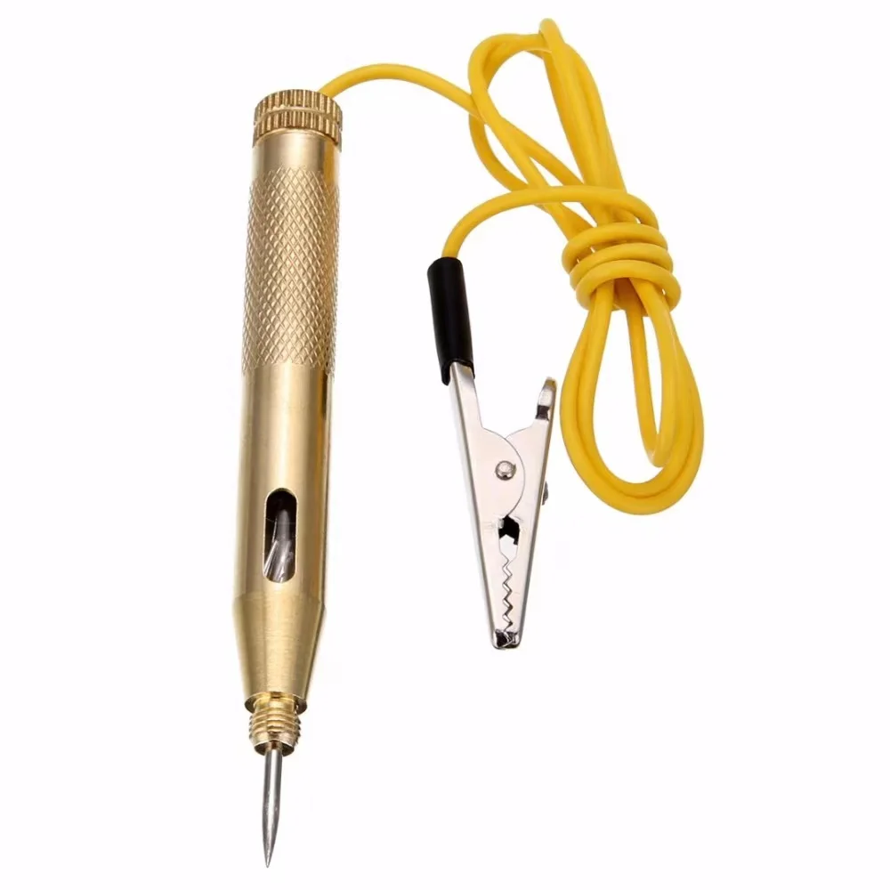 Practical New Test Pens Car Circuit Fuse Electrical Testers Voltage Tester 6V/12V/24V Probe Pen Pencil Test Light