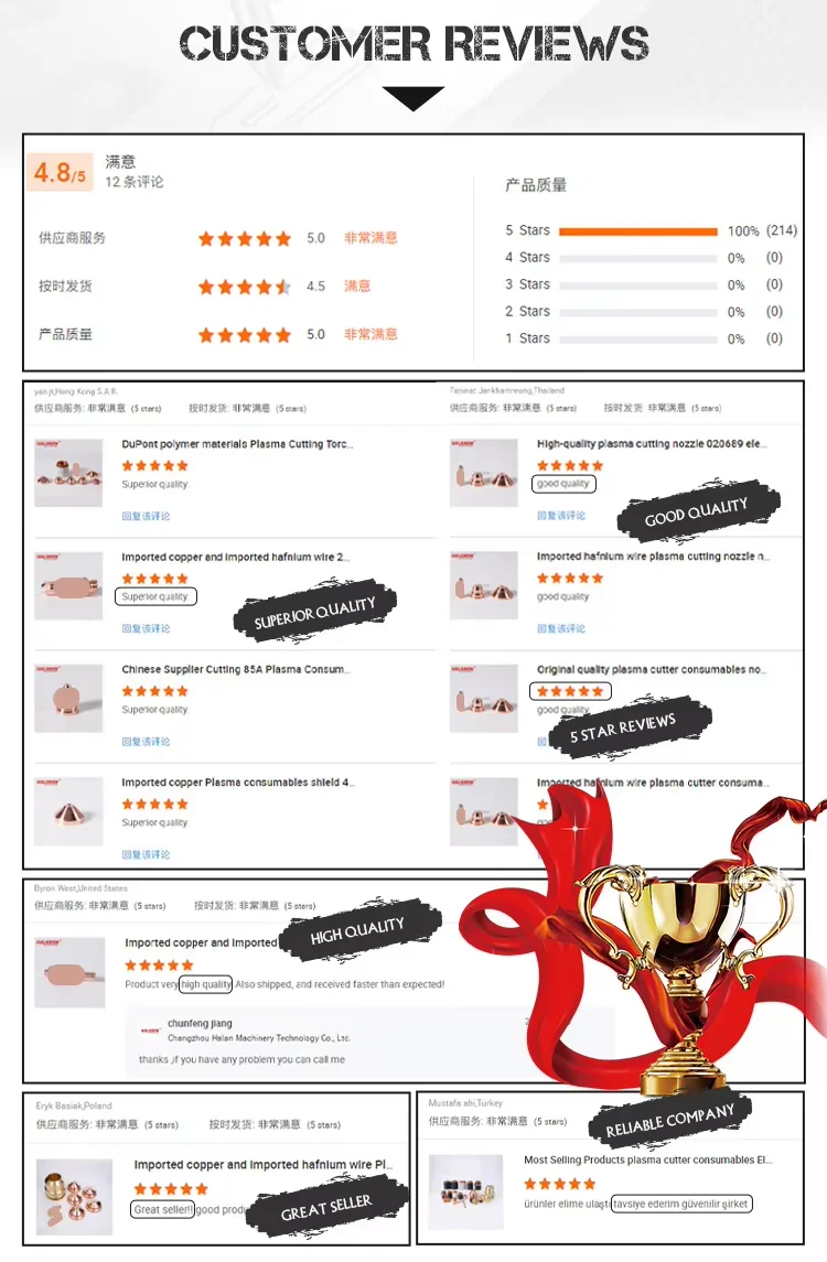 Best quality electrode 220971 nozzle 220975 420169 420158