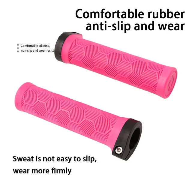 ODI Rubber bicycle grips 22mm purple brown pink orange black Ergonomic MTB handlebar grips for dirt pit bmx Mountain bike grips 3