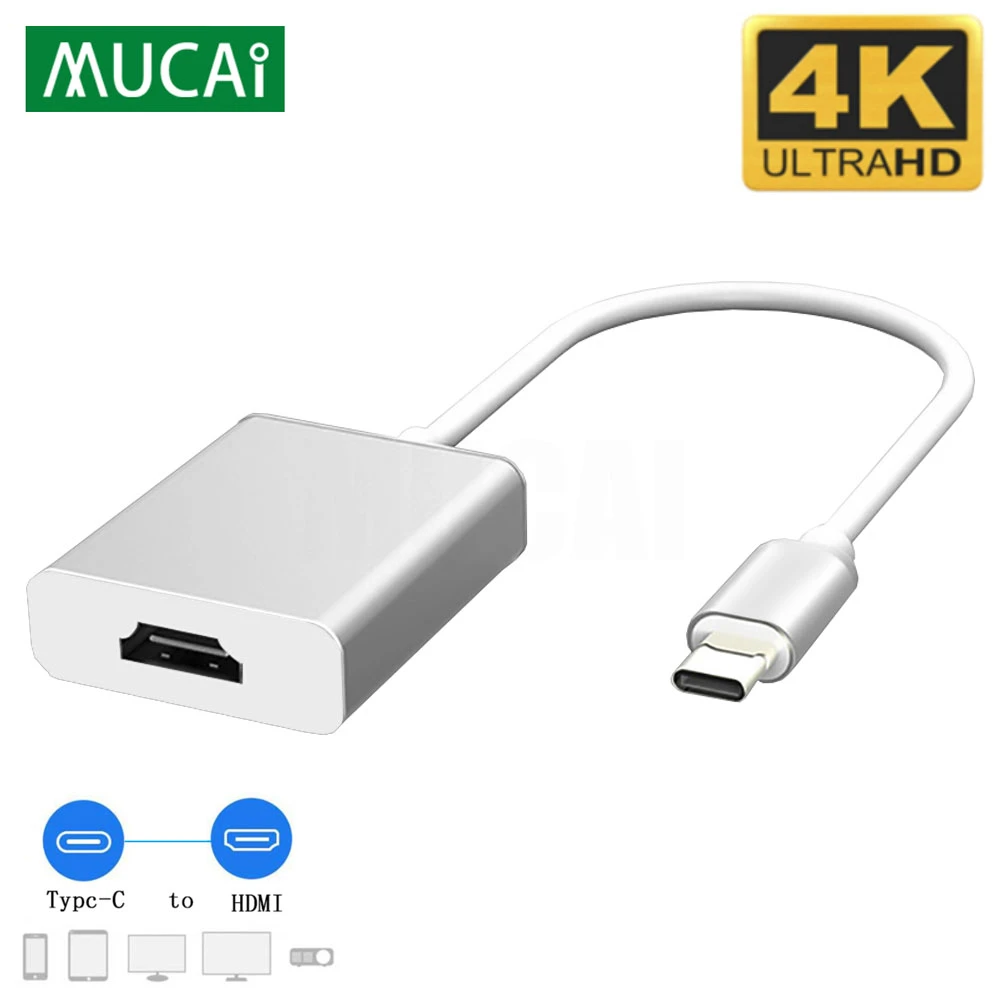 Cable compatible con USB C tipo C HDMI para MacBook Pro Air, iPad, Samsung, HUAWEI, XIAOMI, Lenovo, PC|Cables HDMI| AliExpress