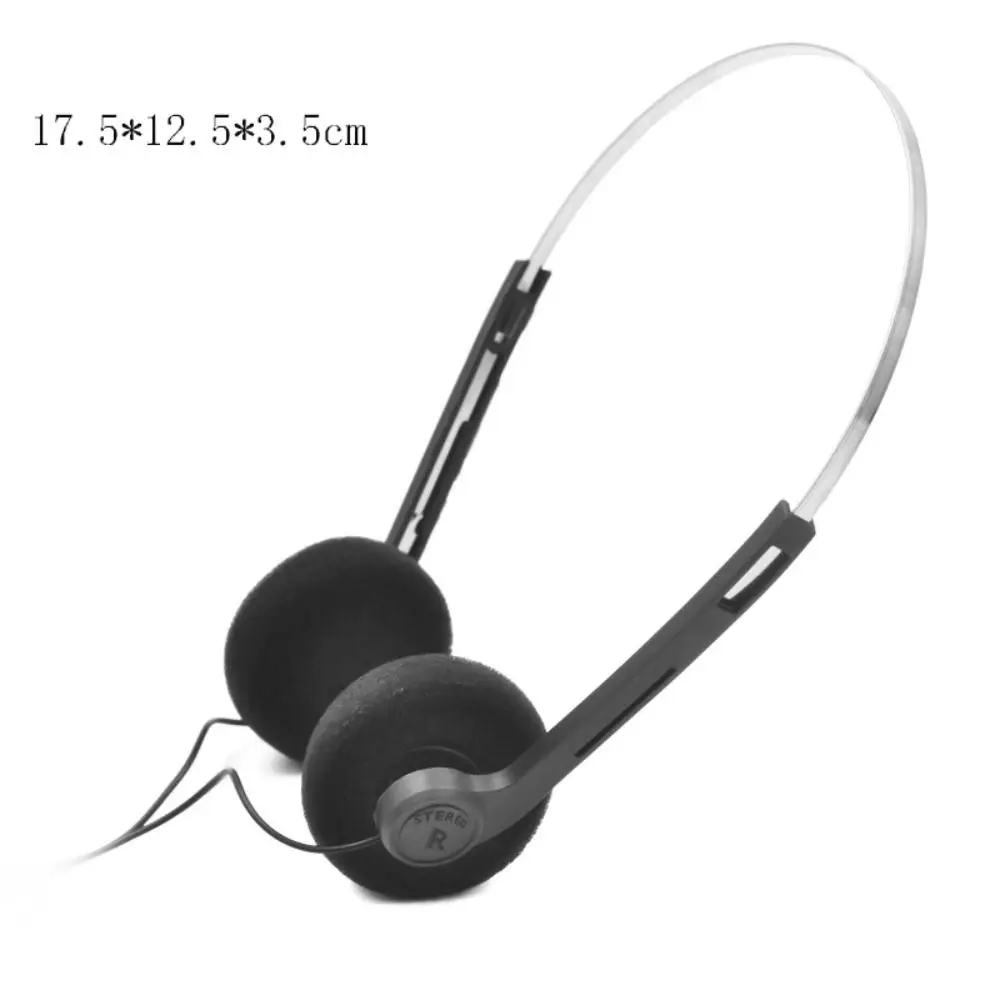 Fashion Classic Vintage-80's Headphones Sports Portable Wired Walkman ABS Adjustable Wired Small Headphones MP3 6