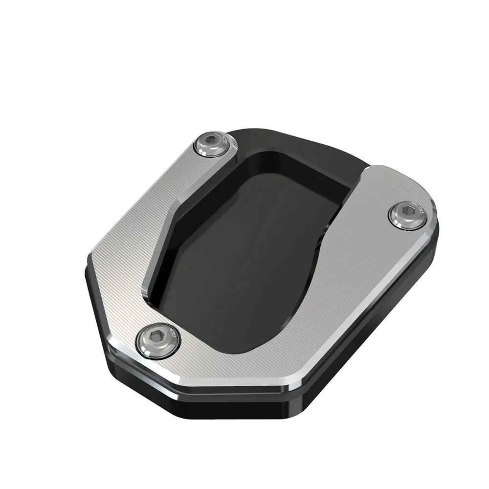 Motorcycle Kickstand Foot Extension Plate - Enlarged Side Stand Support