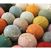 50g/Roll 100% Lamb Wool Yarn，Hand Knitting Pure Color Yarn Line Yarn，for Hand Crochet Sweater Clothe Thread Yarns for Needlework 4