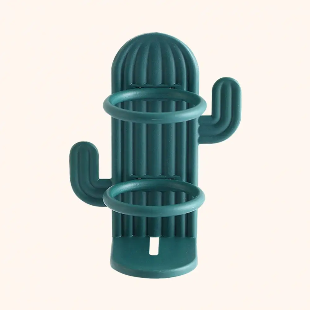 Toothbrush Holder Space-saving Cactus Toothbrush Holder Easy Installation Waterproof Bathroom for Wall for Mirror