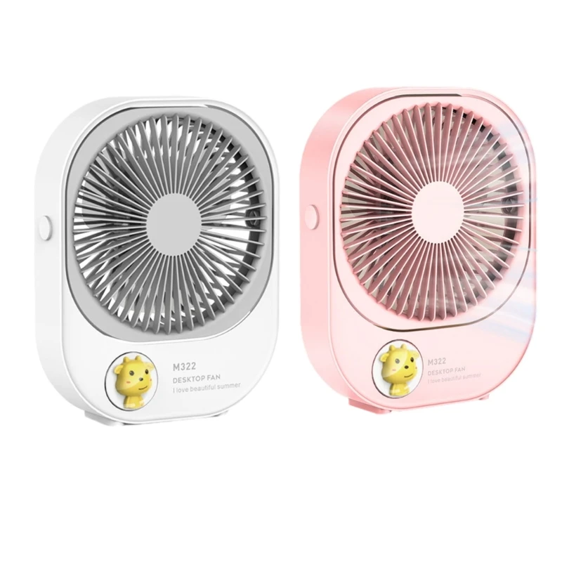 

Table Fan 3 Speeds Portable Fan for Stroller Bedroom Office 2 Color