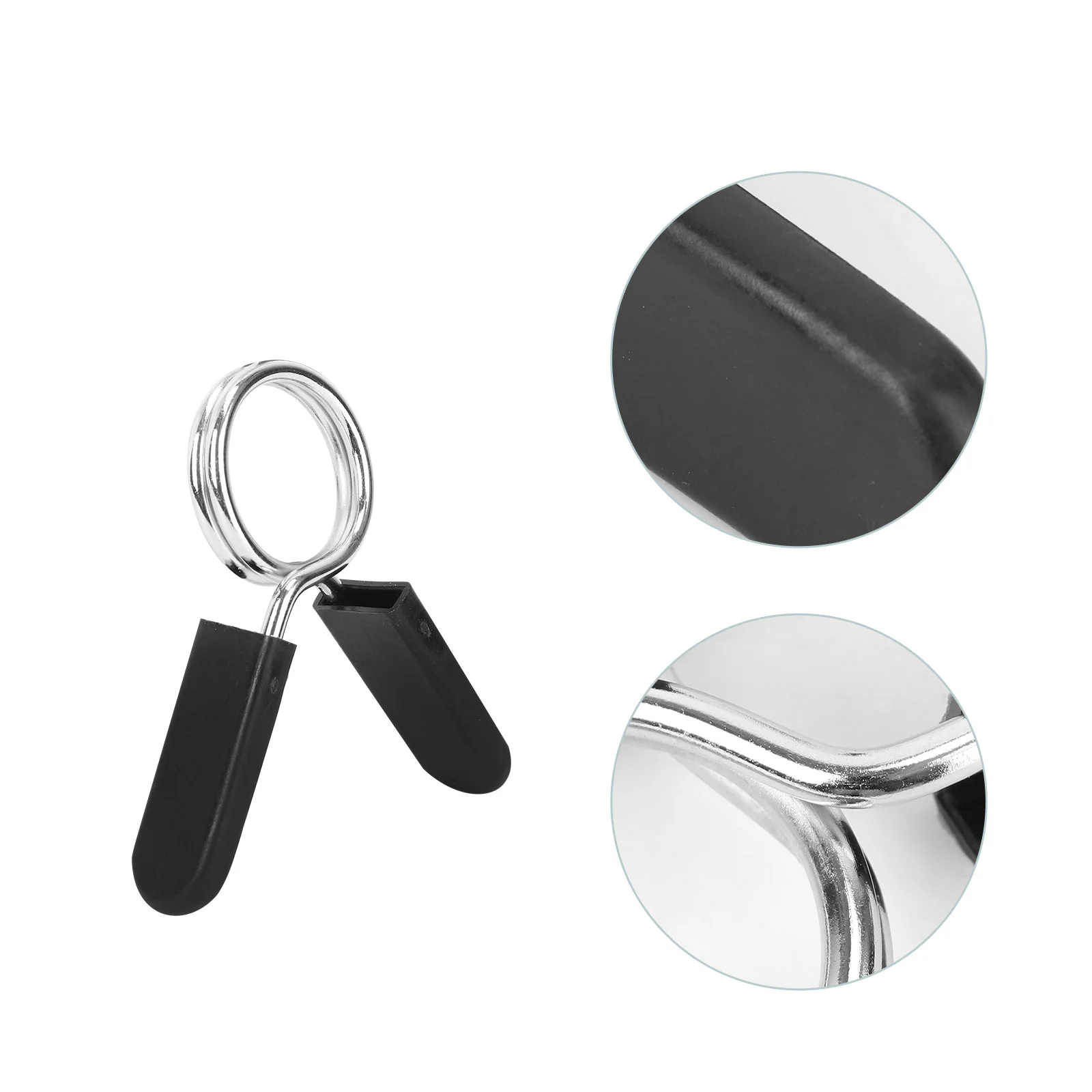 Spring Barbell Bar Collars Weight Clips Clamps Collar Dumbbell Clip