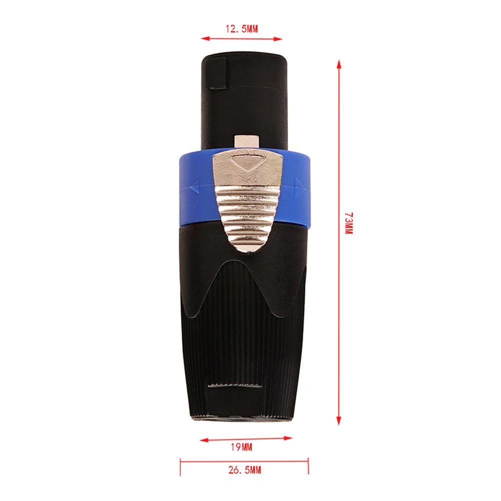 Neutrik Speakon NL4FC   Ŀ ÷ Ŀ, ߿  û ǰ, 2 10x4  ׼