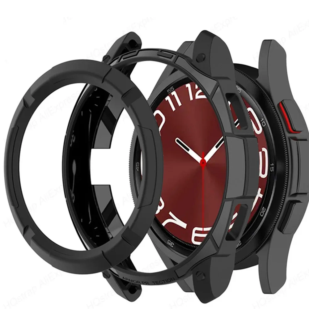 Sleek Black TPU Protective Case for Galaxy Watch - Premium Durability and Style