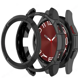 Sleek Black TPU Protective Case for Galaxy Watch - Premium Durability and Style (Black)