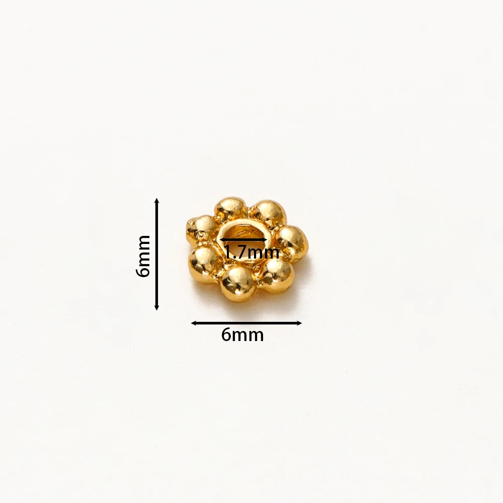 Flower Spacer Beads Daisy 2