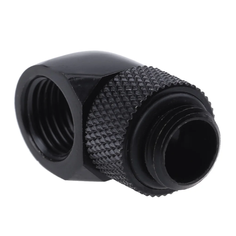 1-3PCS PC Water Cooling Connector G1/4 Inner Outer Dual Thread 90 Degree Rotary Adapter For Computer Cooling Tools Supplies