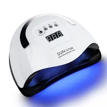 

SUN X7 MAX UV LED Nail Dryer 57LED Gel Polishing Curing lamp with motion-sensing LCD display quick nail drying tool