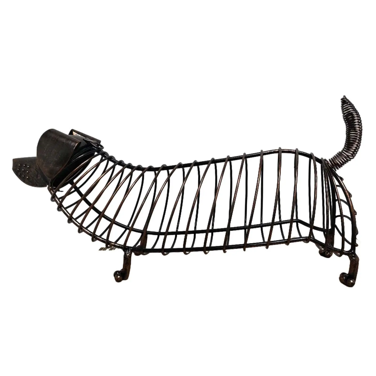 Dachshund Cork Holder Farmhouse Metal Wine Cork Holder Ornament Wine Stopper Display Rack for Home Bar Decor Kitchen Decor