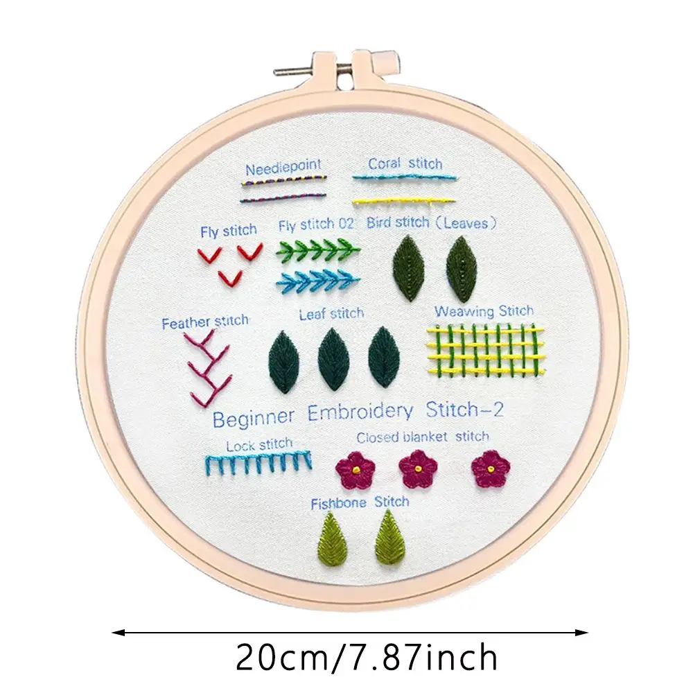 Embroidery Kit (24 Type) Easy Embroidery Kits For Beginners Embroidery  Designs Embroidery Hoop Diy Craft Hand Embroidery Set - Embroidery -  AliExpress
