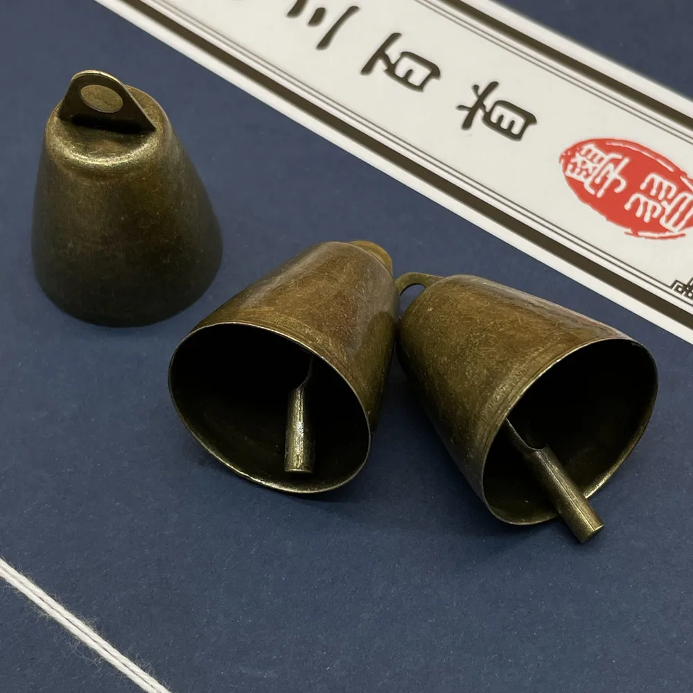 빈티지 벨 작은 벨 액세서리 벨 펜던트 앤틱 윈드 차임 선물용 야외 홈 데코