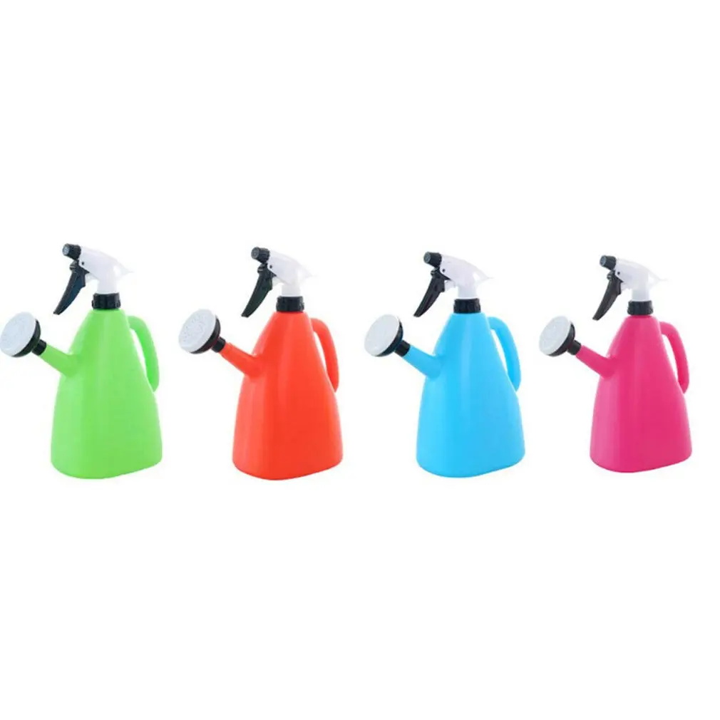 

Plastic Watering Can Garden Plants Pressure Spray Water Kettle Adjustable Sprayer Home Plant Pot Bottle Watering Device 1L