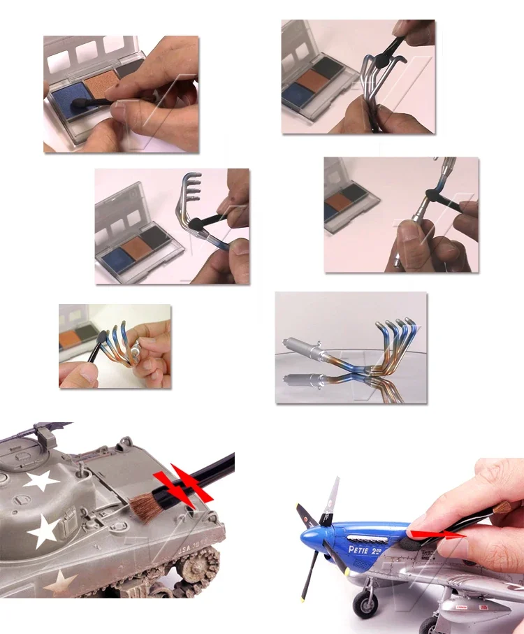 Weather Master Weathering Pen Brush Painting Brush for Model Building Military Model DIY model weathering tool