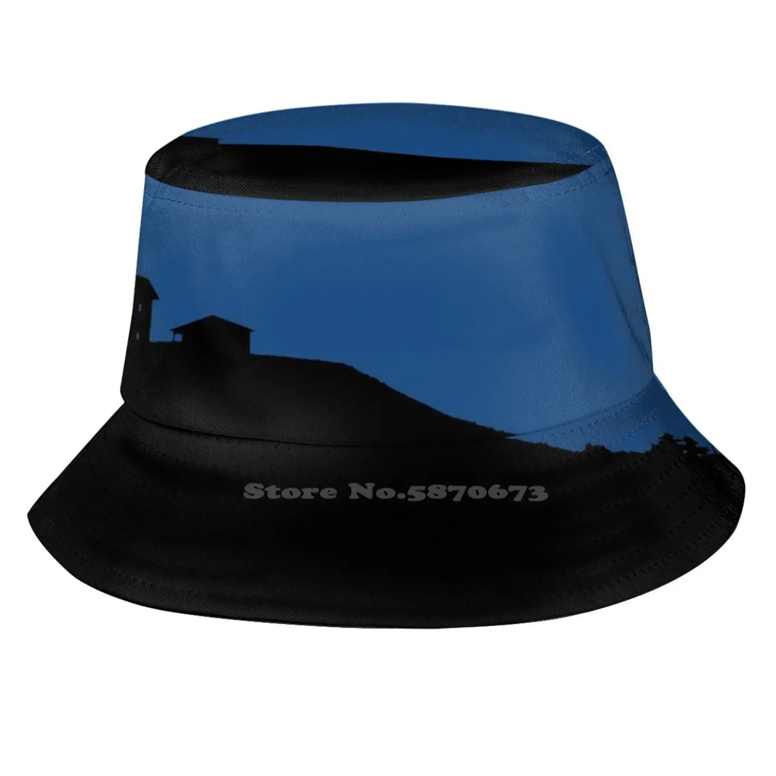 Photogaphie Modifié Une Maison Au Bord De Protezione Uv Cappelli A Secchiello Pieghevoli Donna Uomo? Les De La Madeleine Paysage Maisons Mer