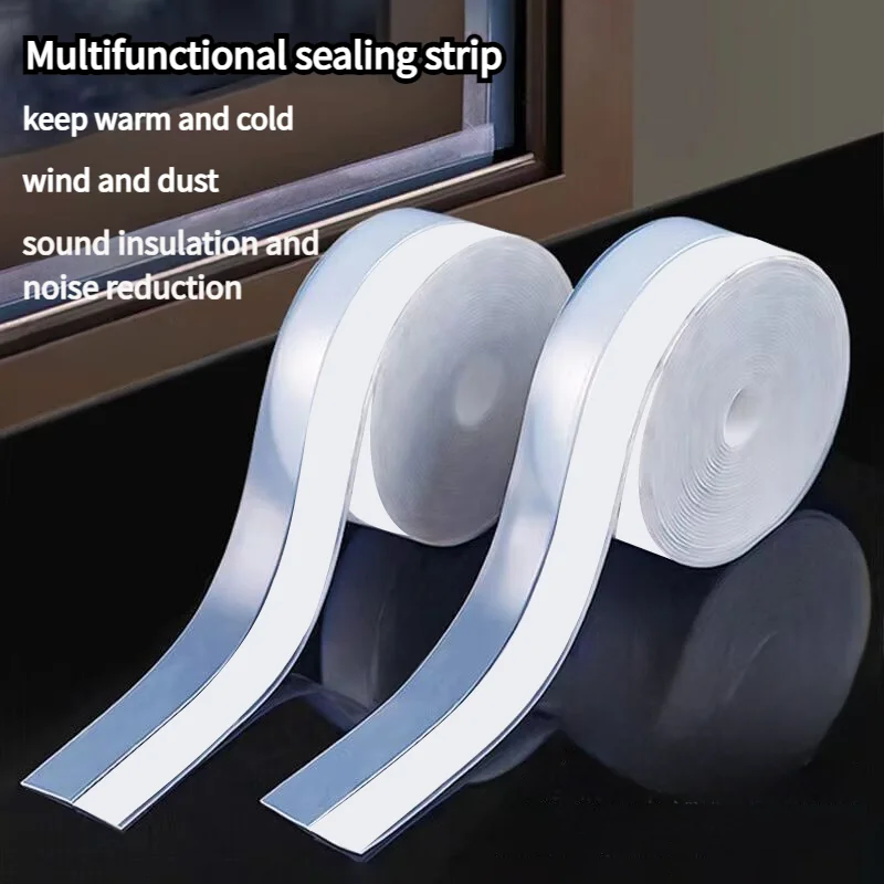 Sealing Strips Sealing Strips Dust-proof Sound-insulating Silicone Anti-collision Weatherproof For Shower Door Gaps