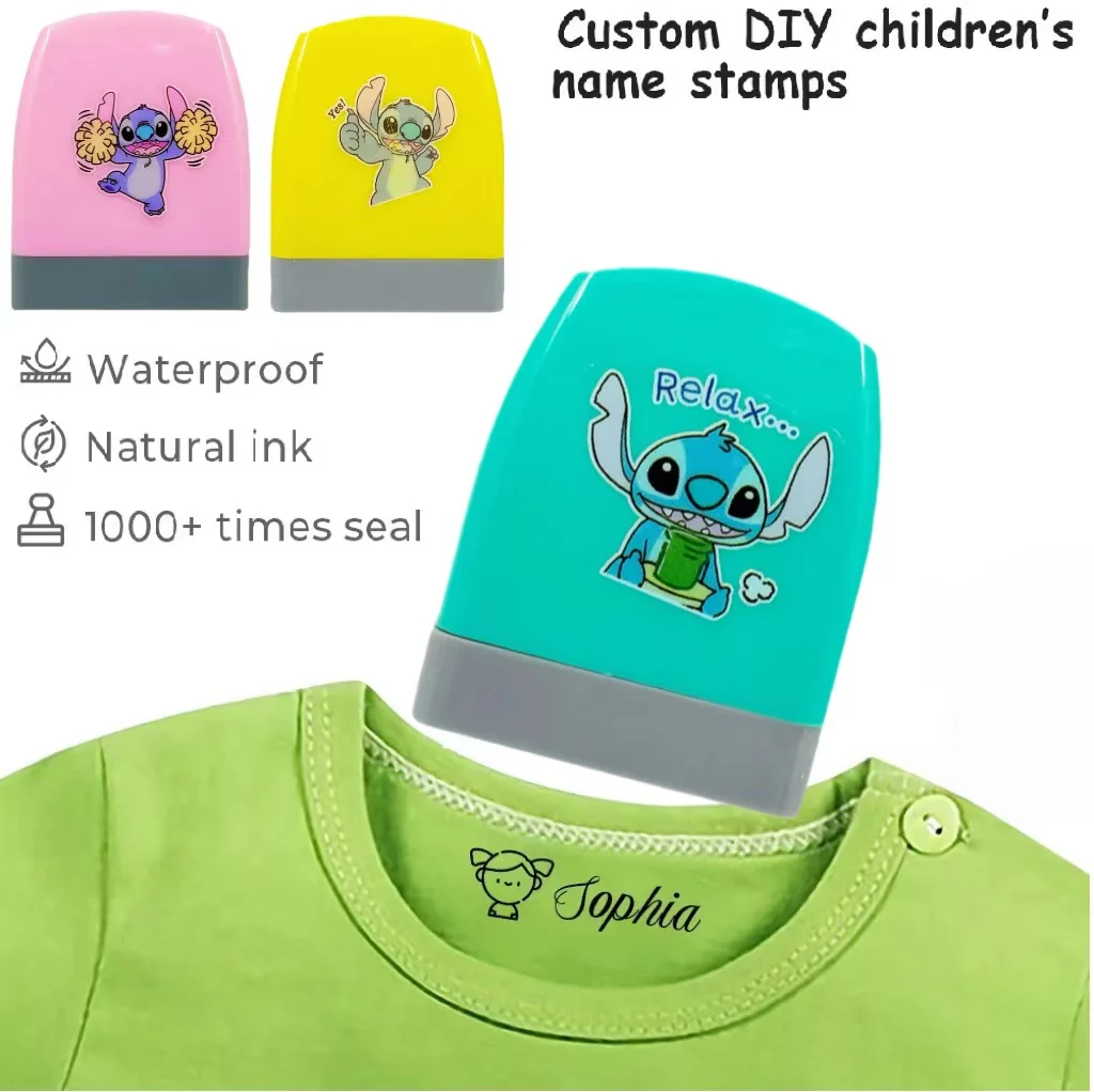 Personalized Kids Name Stamp Waterproof  Name Stamps Kids Clothes  Waterproof - Stamps Toys - Aliexpress