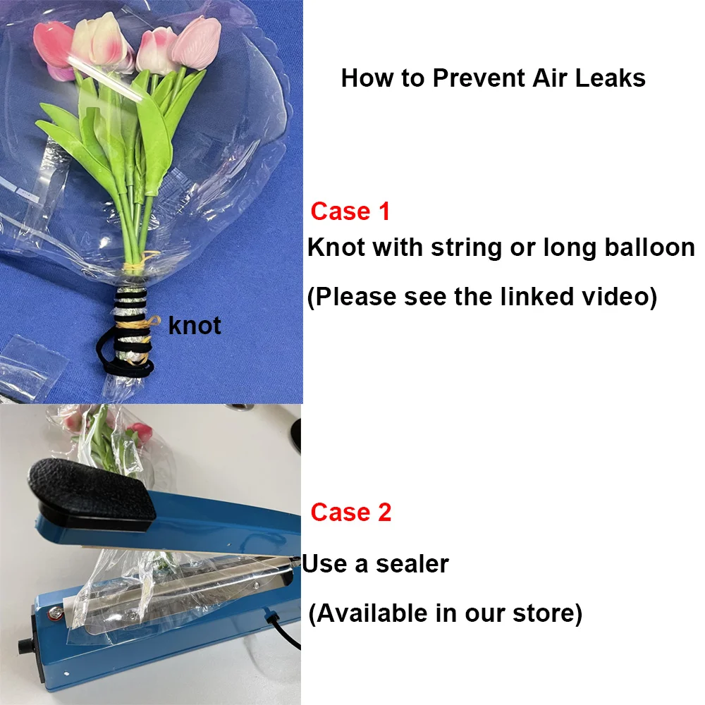 Globo Bobo de burbujas de cuello ancho de 5/20 piezas, boca ancha