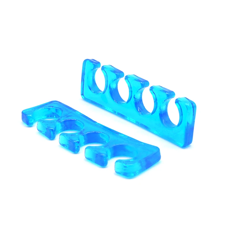 2pcs High Quality Toe Separator Split Air-Conditioner System Flexible Soft Silicone Washable Finger Toe Spacers Separation Tools