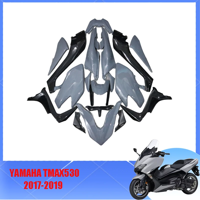 

For YAMAHA TMAX 530 TMAX-530 TMAX530 2017 2018 17 18 Injection Bodywork Matte Black New ABS Motorcycle Whole Fairings Kit Fit