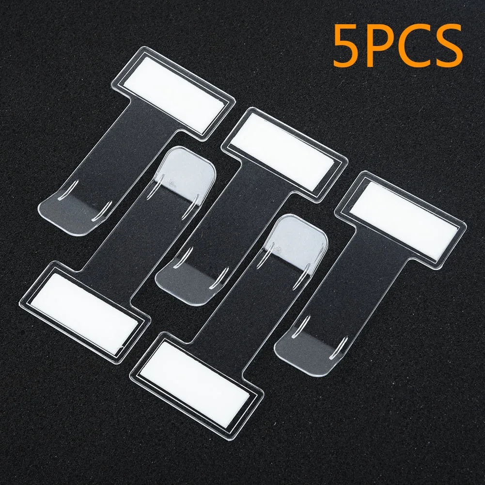 

Accessories 5pcs Ticket Clip Cars Vehicle Card Holder Sticker Plastic Windscreen Window Interior Equipment Permit Organizers