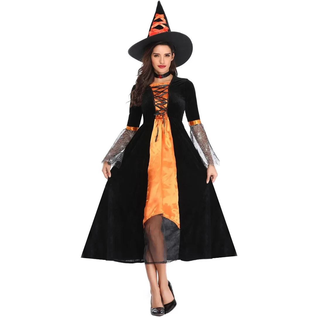 

Halloween Easter Sexy Masquerade Scary Vampire Witch Fantasy Costume Nightclub Bar Hen Party Elf Wizard Cosplay Fancy Dress