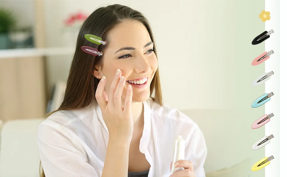 Lot de 20 épingles à cheveux sans couture pour salon de beauté, outils de coiffure et de maquillage professionnels, pinces à cheveux pour femmes et filles, vente en gros_voghion.com