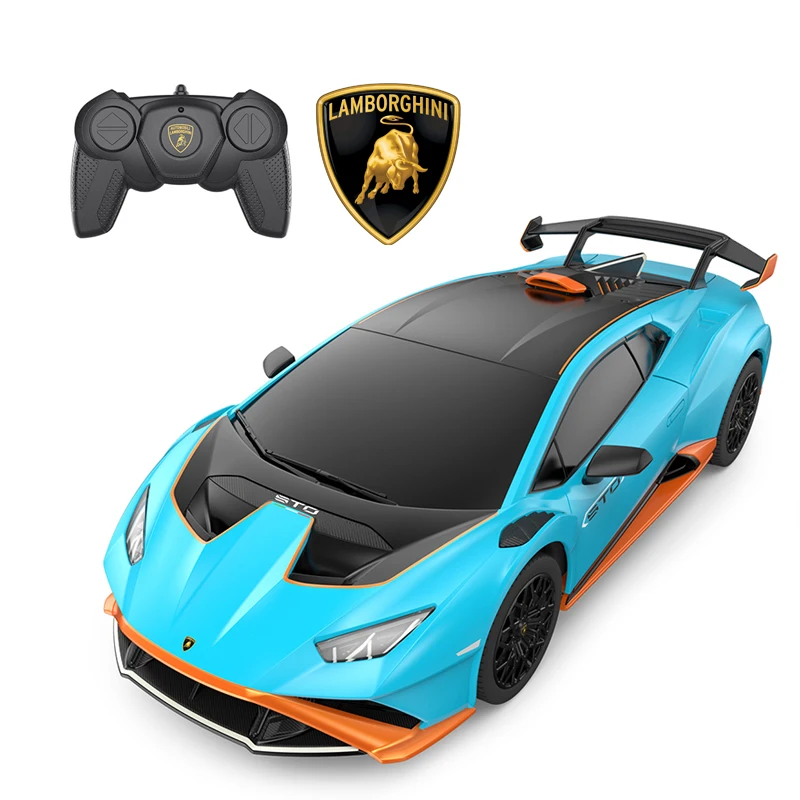 

Lamborghini Huracan STO RC car 1:24 Scale Remote Control Car Model Radio Controlled Auto Machine Toy Gift for Kids Adults Rastar