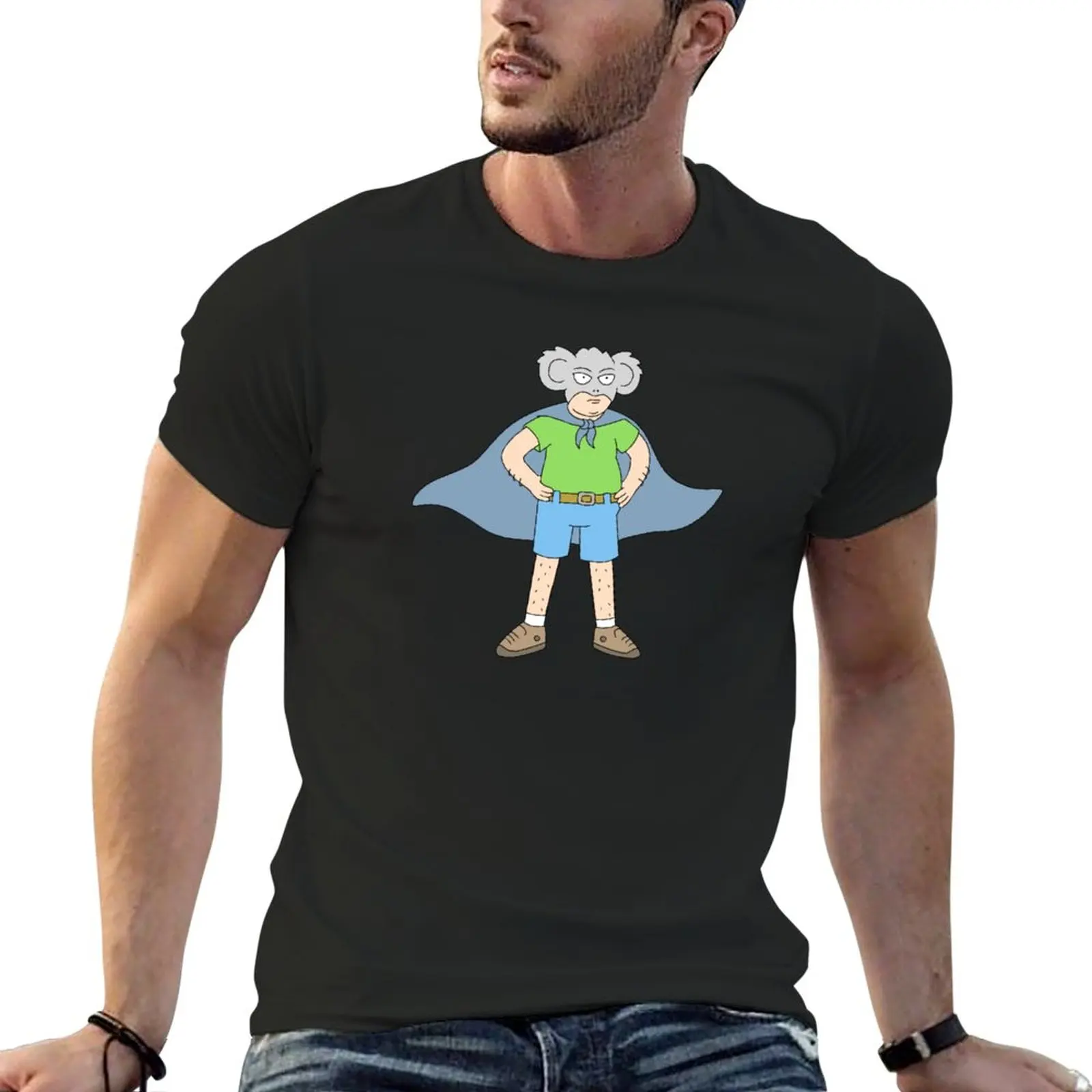 

Новая мужская футболка koala, черная футболка с графическим принтом, одежда в стиле хиппи, спортивные футболки для фанатов, мужские футболки с принтом фруктов ткацкого станка