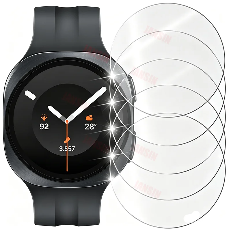 Premium Tempered Glass Screen Protector for Smartwatch Display Protection