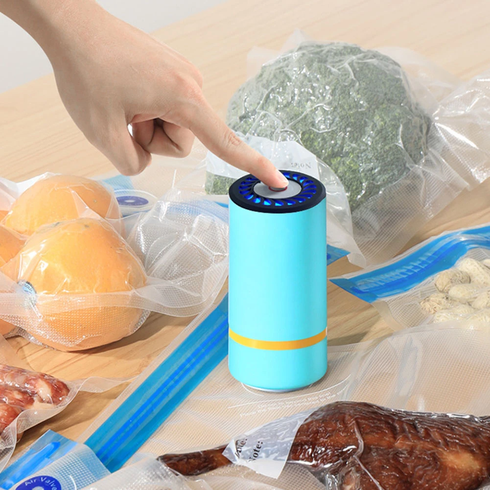 Mini Handheld Vacuum Sealer Kitchen Compressed Bag Electric Pump Vacuum  Sealer Machine Space Saver for Clothes Food Organizer| | - AliExpress