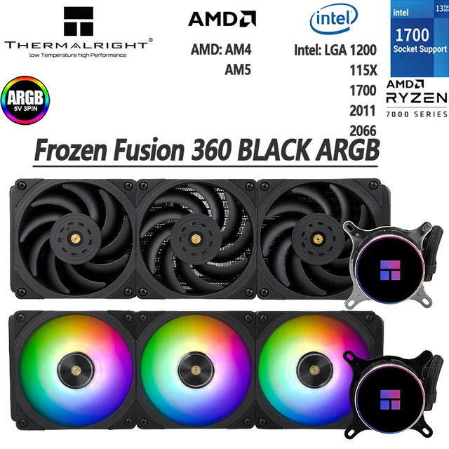 Water Cooling Radiator, 360 Cpu Liquid Cooler