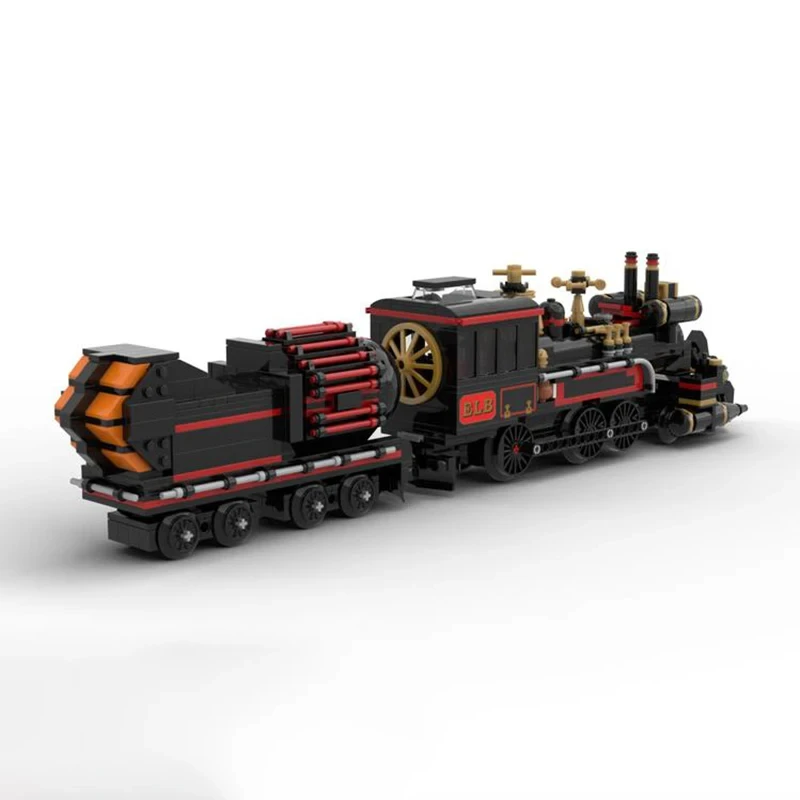 MOC 기차 시리즈 영화 백 투 더 퓨처, Jules Verne 시간 빌딩 블록, DIY 조립 장난감, 어린이 교육 선물