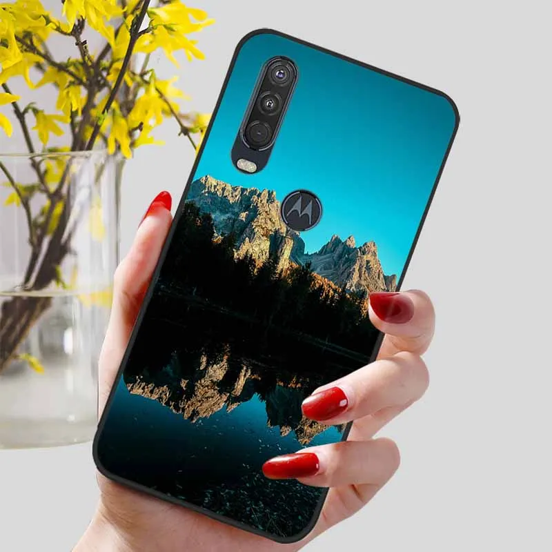 Landscape Printed Shockproof Silicone TPU Soft Cover Protector and Bumper Case