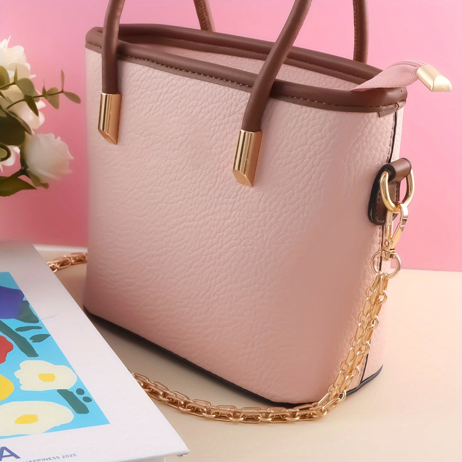 Metal bag chain replacement parts accessories hand-woven shoulder handbag DIY handmade tools detachable straps purse making