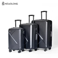 Ensemble de 3 valises rigides à roulettes, bagages légers avec serrure TSA pour les voyages d'affaires, 20/24/28 pouces, livraison rapide 2